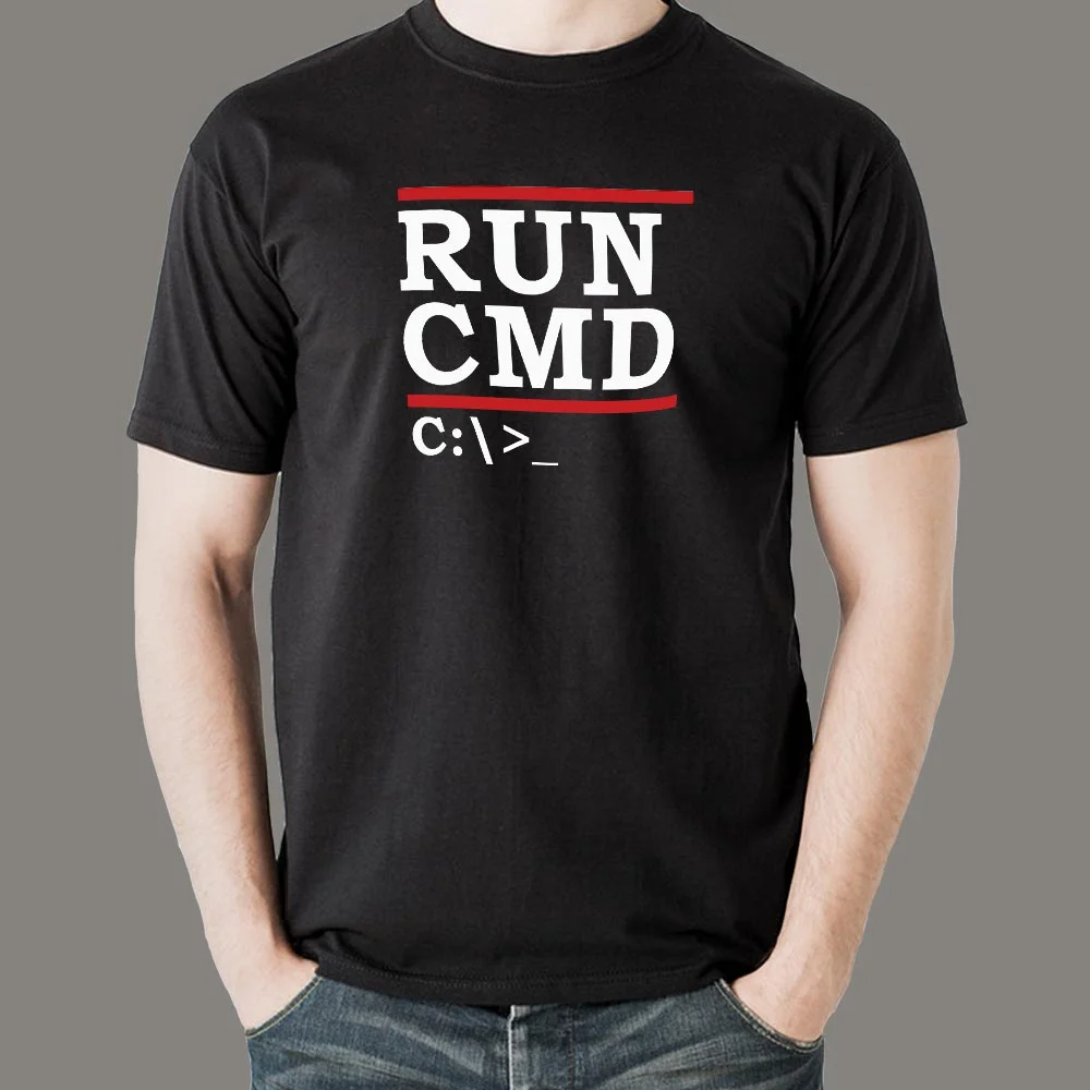 Run Cmd T-Shirt - Command Line Heroes Unite