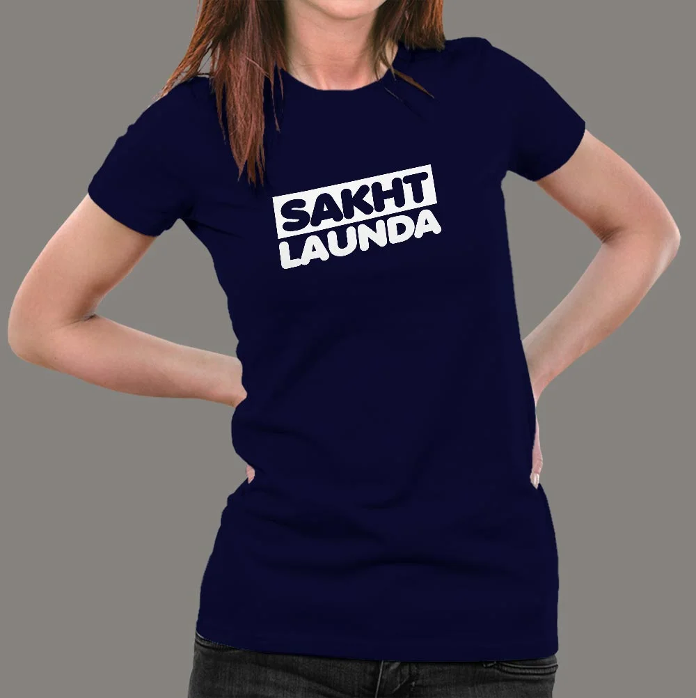 Zakir Khan Sakht Launda T-Shirt For Women