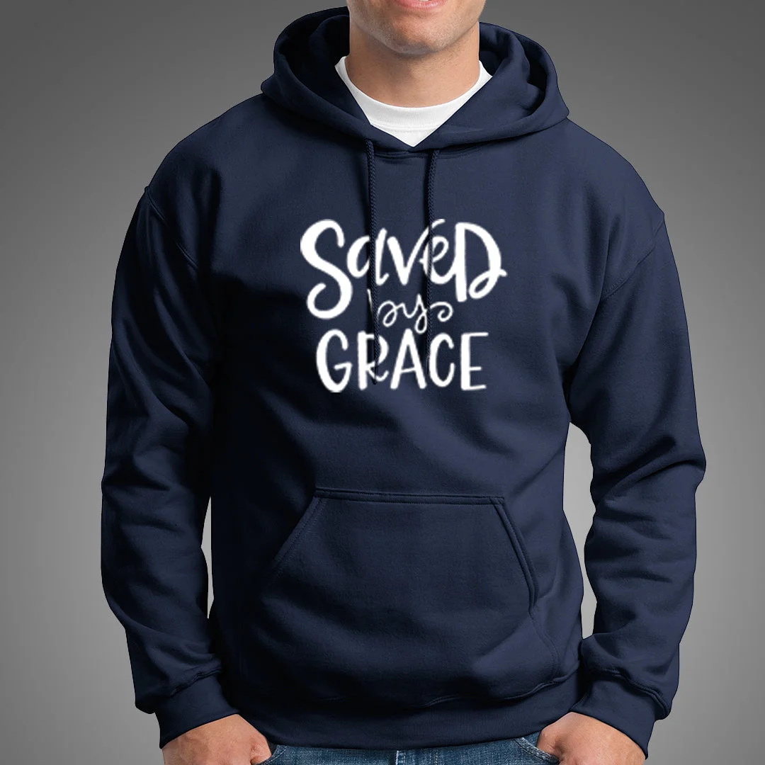Saved By Grace Hoodies For Men