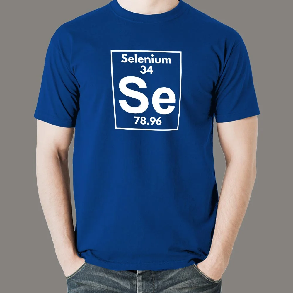 Selenium Periodic Table Of Elements T-Shirt For Men