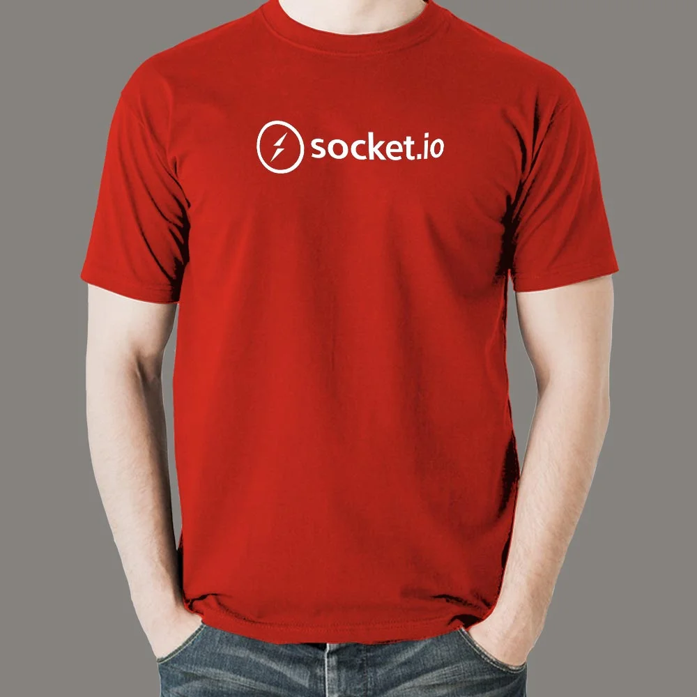 Socket.io Men's T-Shirt - For Real-time App Developers