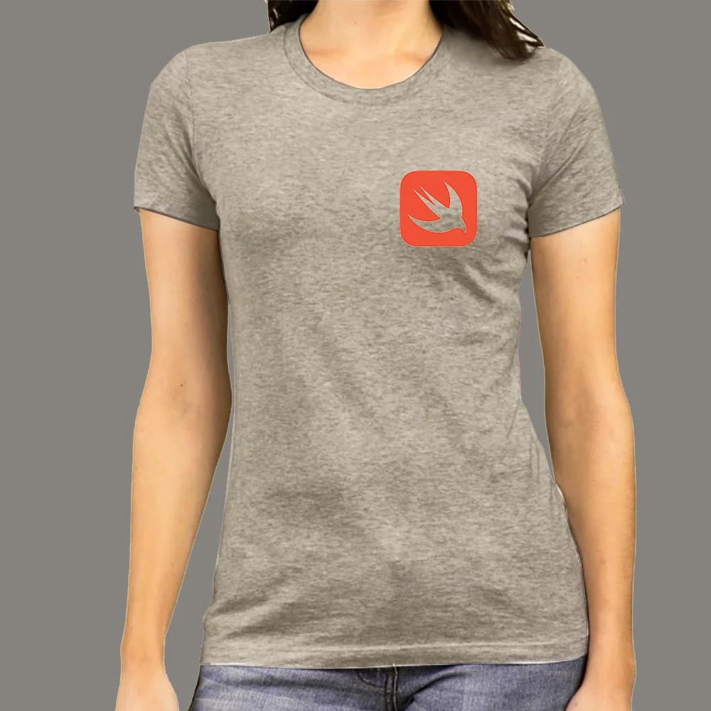 Swift Programming Language Logo T-Shirt For Women