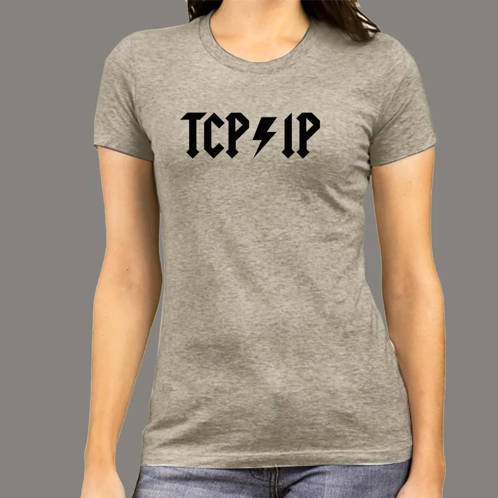 TCP IP Band T-Shirt For Women