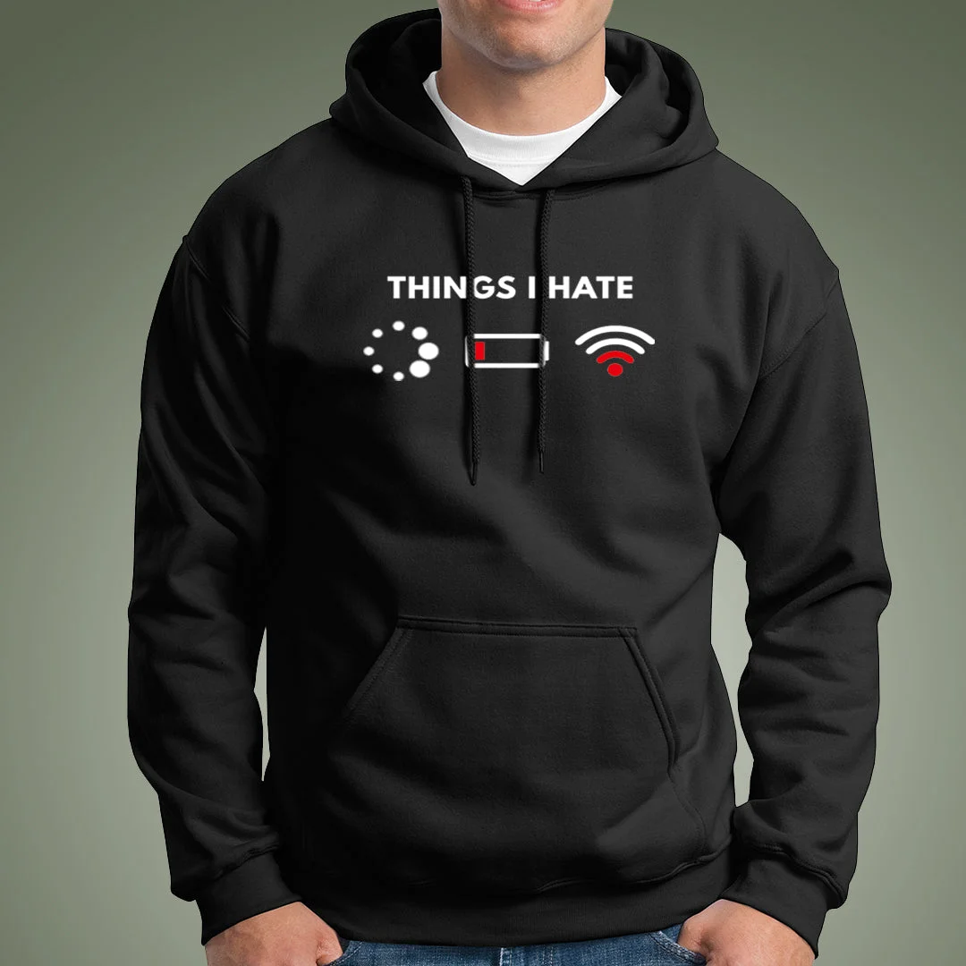 Things I Hate Programmer Hoodies For Men