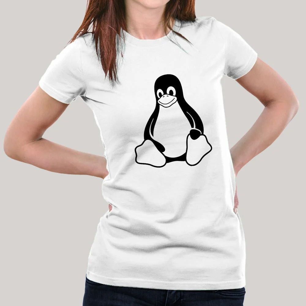 Tux Linux Mascot Women's T-shirt