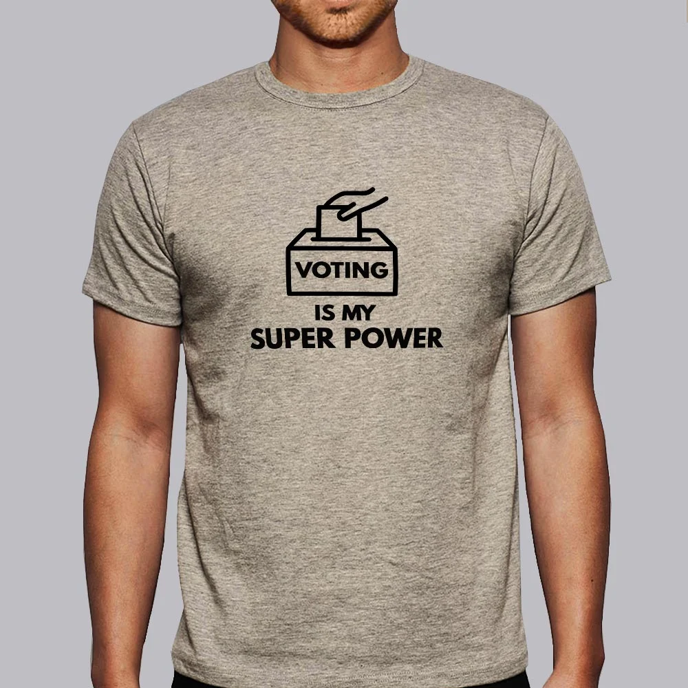 Voting is My Super Power T-shirt for Men