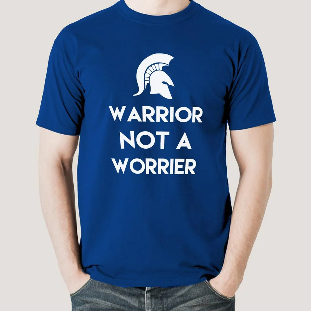 Warrior Not a Worrier Men's T-shirt