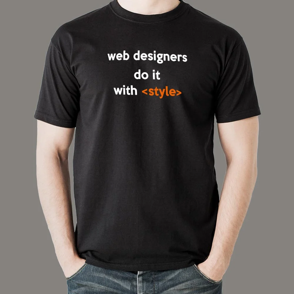 Web Designers Style Men's T-Shirt - Crafting With Flair
