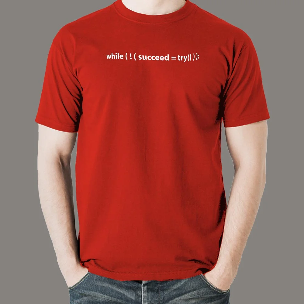 Try, Fail, Compute Men's T-Shirt - The Programmer's Loop