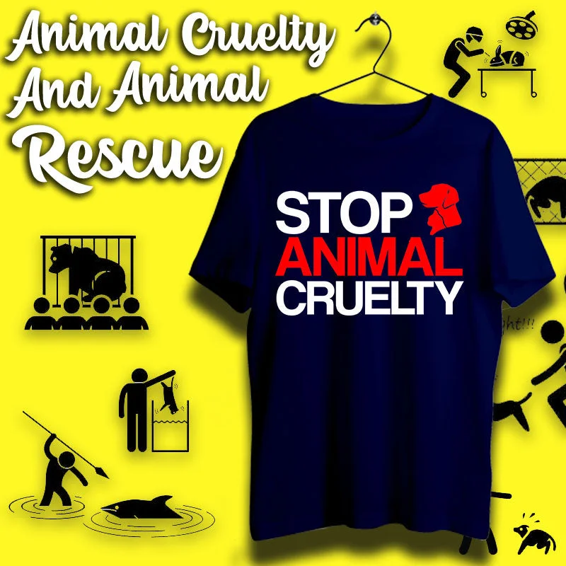 Animal Cruelty and Animal Abuse Men's T-shirts