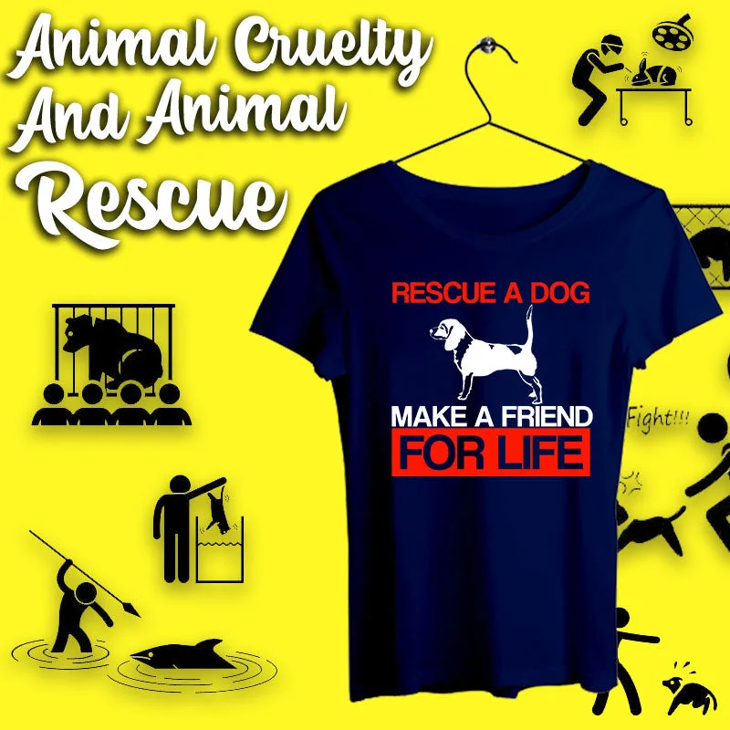 Animal Cruelty and Animal Rescue Women's T-shirts