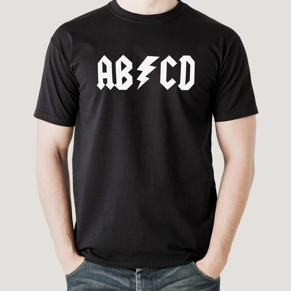 ABCD / ACDC Parody Men's T-shirt