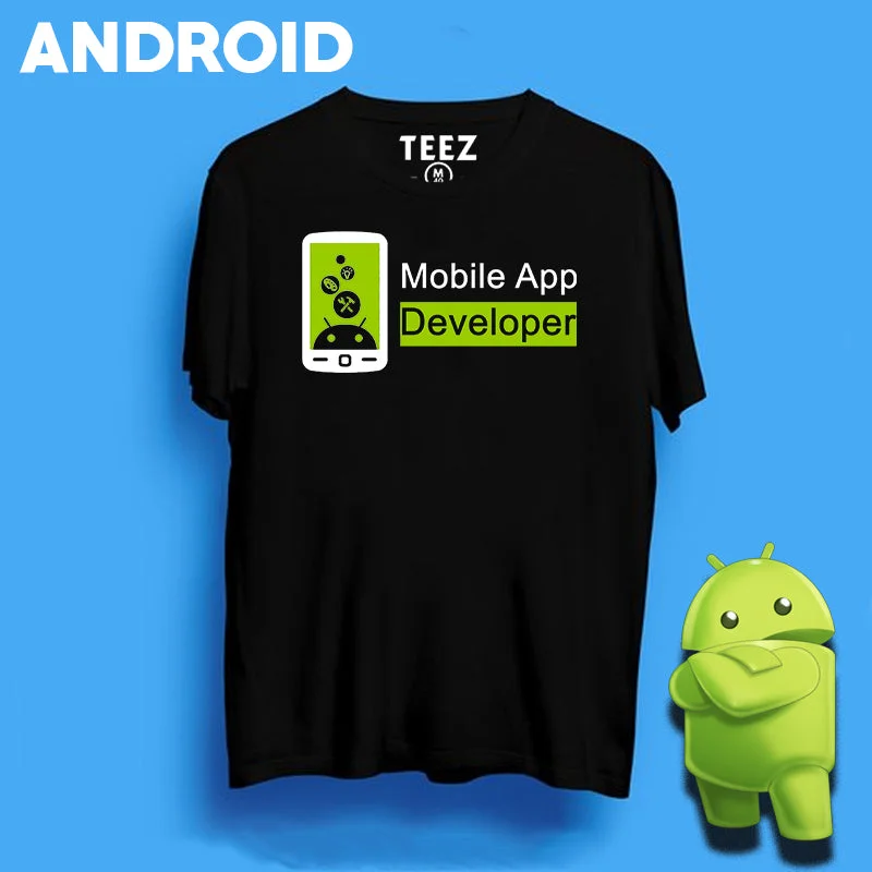 Android Coding Profession T-shirts For Men