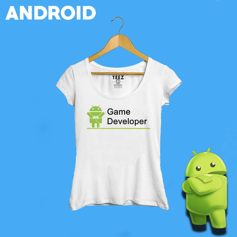 Android Coding Profession T-shirts For Women