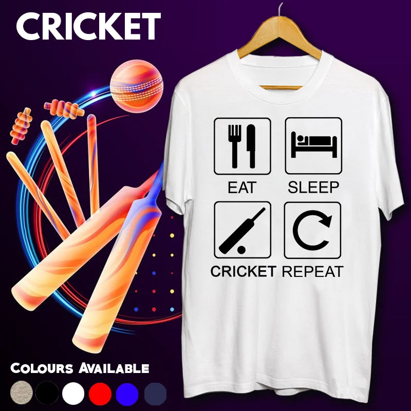 Cotton Cricket T-shirts For Men
