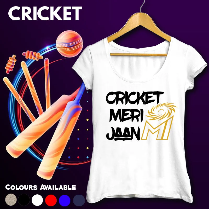 Cotton Cricket T-shirts For Women