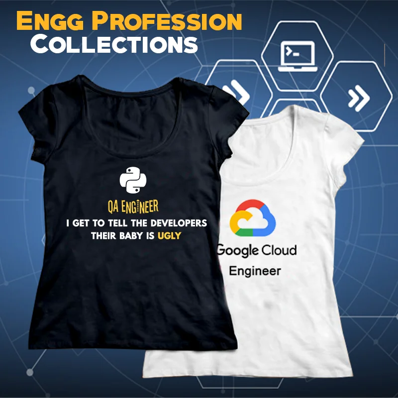 IT Engineers Profession T-shirts for Women