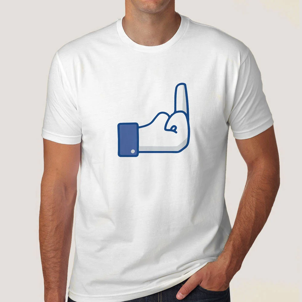 FU Facebook Button Men's T-shirt