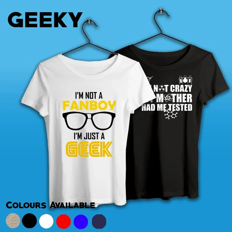 Geeky/Nerdy T-shirts For Women