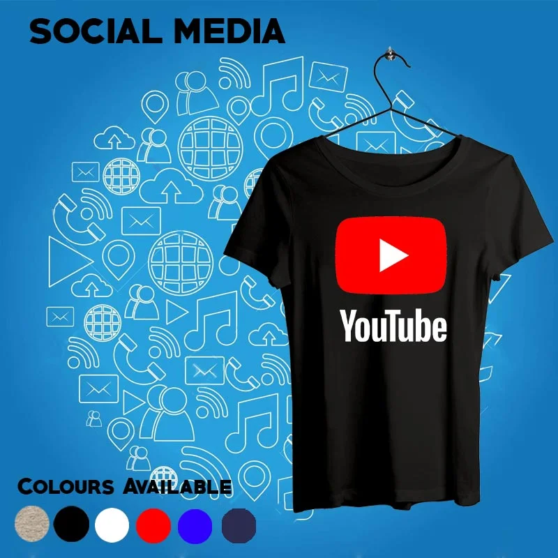 Social media T-shirts For Women