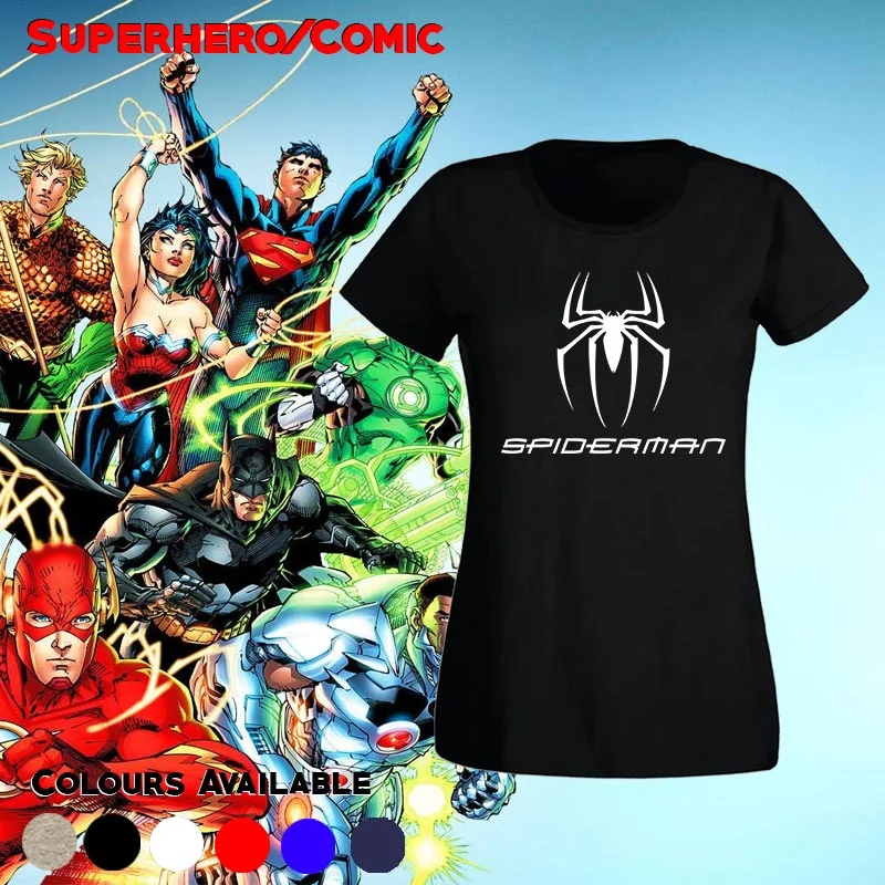 Superhero/Comics T-shirts For Women