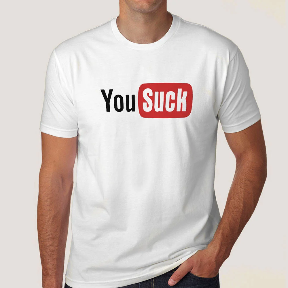 YouTube / YouSuck Parody Men's T-shirt