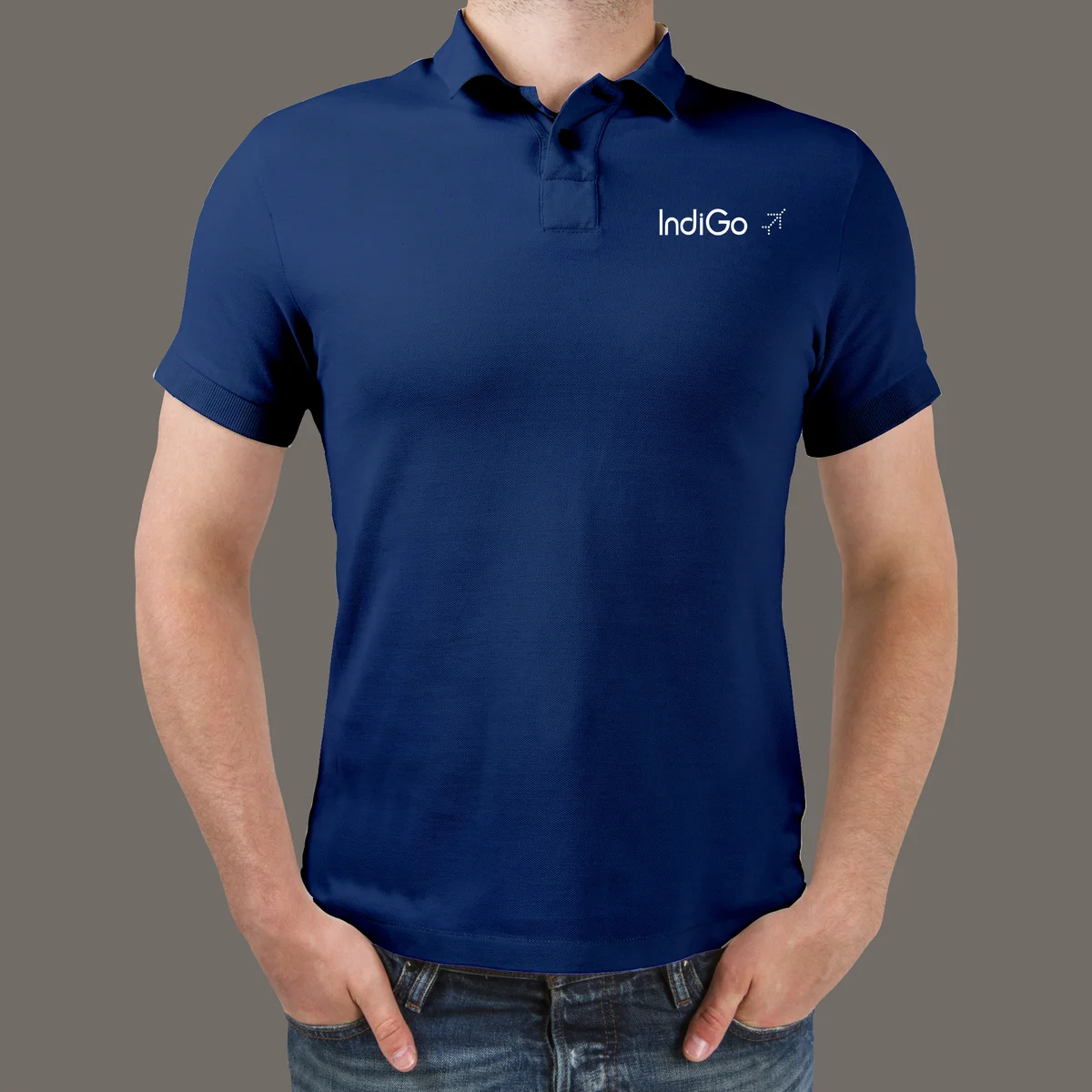 IndiGo Polo T-Shirt – Fly High Edition (Prepaid Only) 