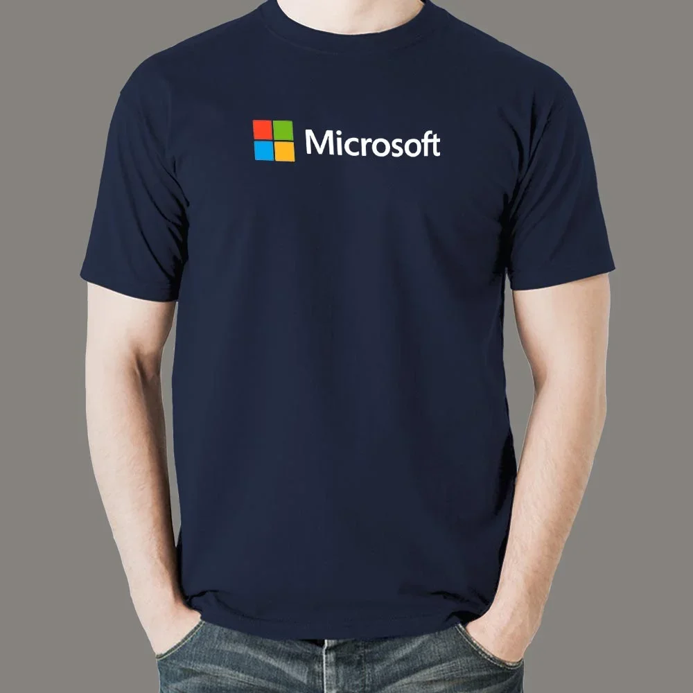 Microsoft T-Shirt For Men – Tech Graphic Tee | Teez 