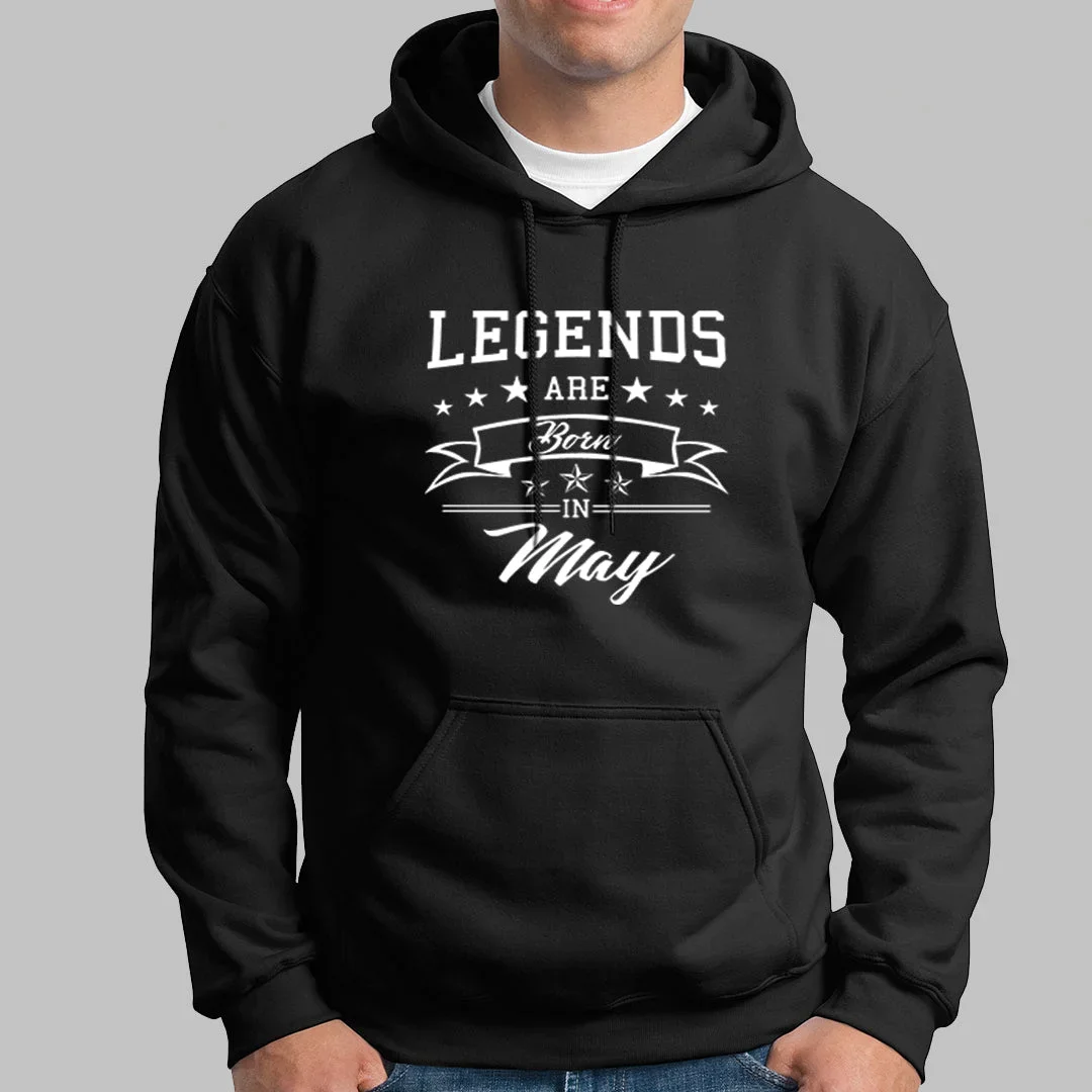 Legends Are Born In May T-Shirt For Men | Birthday Tee